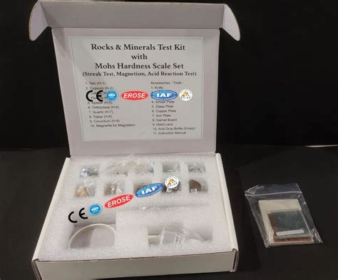 mohs hardness test kits for sale 